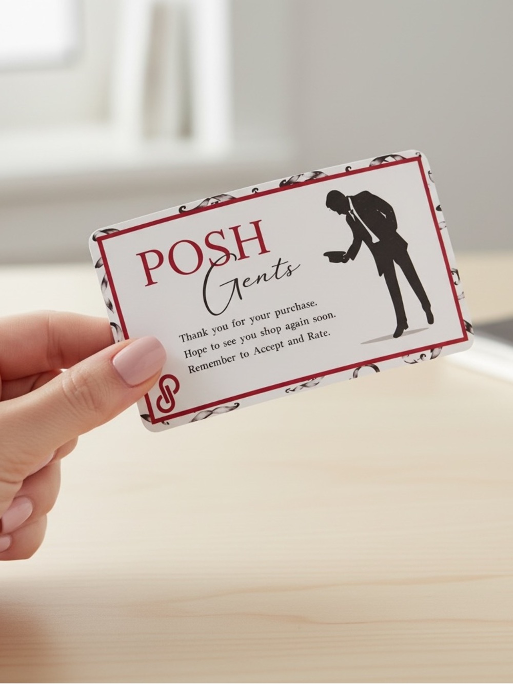 Custom Thank You Cards | Packaging Inserts for Small Business 3.5 x 2 inch